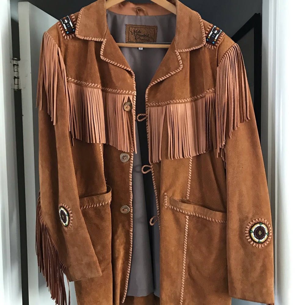 Echo Mountain by Arturo beaded fringe jacket